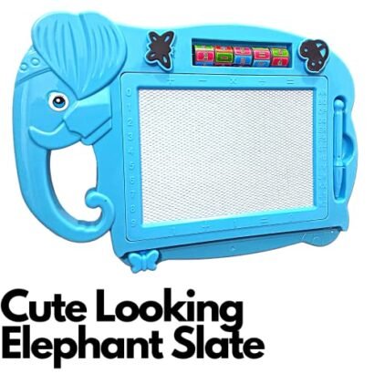 Kart In Box - Magic Slate for Kids - Magic Pen - Magic Slate - Slate Pencil - Slate for Kids Learning 2 Years - Writing Board for Kids (Blue)