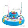 Kart In Box - Rotating Fishing Game for Kids & Adults - Magnetic Fish Catching Game in Water with Rotating Board - Fun Fish Game Set for Family Play