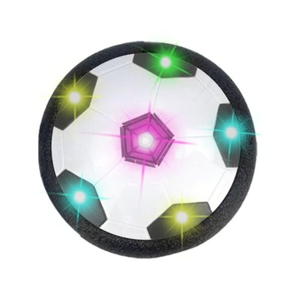 Kart In Box - Football For Kid - Floating Hover Football - Hover Football With Colorful Flash Light - Hover Football Indoor Game (Moves By Floating On Floor)