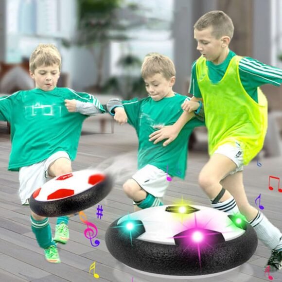 Kart In Box - Football For Kid - Floating Hover Football - Hover Football With Colorful Flash Light - Hover Football Indoor Game (Moves By Floating On Floor) - Image 4