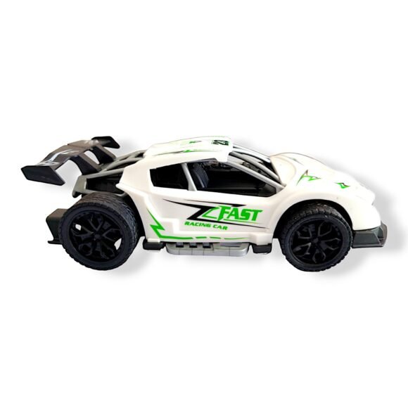 Kart In Box - Diecast Car Models - Strong Racing Die Cast (Friction) (White)