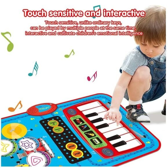 Kart In Box - 2 in 1 Musical Baby Mat - Baby Mats For Floor - Play Mat For Babies 0 To 12 Months - Baby Play Mat For 0 To 2 Years - Mat For Baby - Play Mat - Image 4
