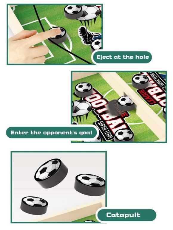 Kart In Box - Board Games - Board Games For Kids - Fast String Puck Game (FootBall) - Image 5