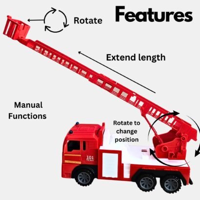 Kart In Box - Fire Truck Rescue- Toy Car - Tractor Toy - Truck For Kids - Toy Cars For Kids 2 Years - Vehicles Toys For Kids - Friction Toys For Kids - Image 3