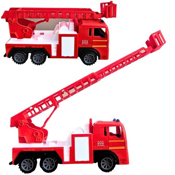 Kart In Box - Fire Truck Rescue- Toy Car - Tractor Toy - Truck For Kids - Toy Cars For Kids 2 Years - Vehicles Toys For Kids - Friction Toys For Kids