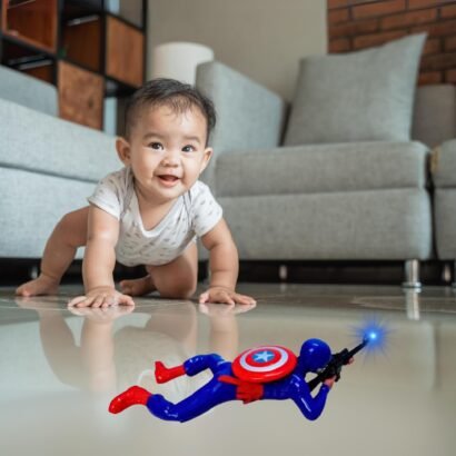 Kart In Box - Captain Toy - Crawling Toys For Kids - Crawling Toy With Gun - Image 6