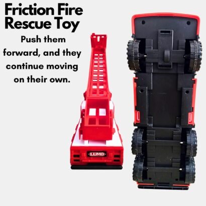 Kart In Box - Fire Truck Rescue- Toy Car - Tractor Toy - Truck For Kids - Toy Cars For Kids 2 Years - Vehicles Toys For Kids - Friction Toys For Kids - Image 4