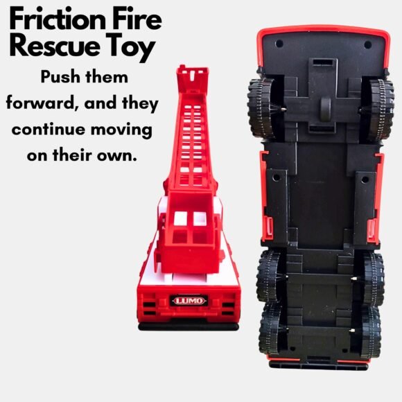Kart In Box - Fire Truck Rescue- Toy Car - Tractor Toy - Truck For Kids - Toy Cars For Kids 2 Years - Vehicles Toys For Kids - Friction Toys For Kids - Image 4