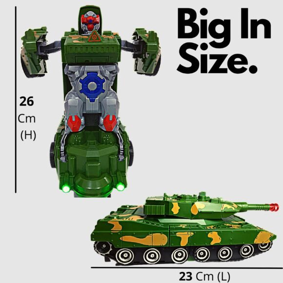 Kart In Box |Tank |Army |Toys |Car |convertable Car Toys |Robot Toy |convertable Car Toy |convertable Robot |Army Cars for Kids |Army Cars for Boys |Green Car |Car for Kids |Years (Army Tank Style 3) - Image 6