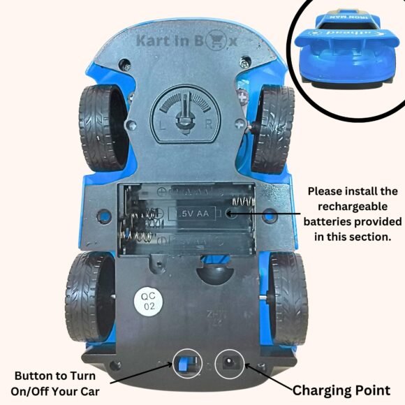 Kart In Box | Remote Control Car | Remote Car | RC Car | Rechargeble | Charger Included (Captain America) - Image 3