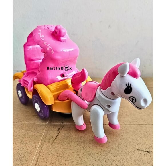 Kart In Box - Kids Toys For 2 - 5 Years Girl - Star Carraige - Toys For 4 Year Old Girl - Lightning - Musical - Universal Wheel - Kids Toys For Girls - Image 2