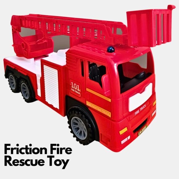 Kart In Box - Fire Truck Rescue- Toy Car - Tractor Toy - Truck For Kids - Toy Cars For Kids 2 Years - Vehicles Toys For Kids - Friction Toys For Kids - Image 2