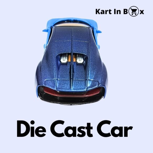 Kart In Box | Car Toys | Metal Cars | Die Cast Metal Car | Small Cars For Kids | Metal Cars For Kids Toys | Small Car ((Bugati (BLUE) - Image 4
