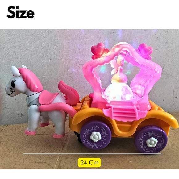 Kart In Box - Kids Toys For 2 - 5 Years Girl - Star Carraige - Toys For 4 Year Old Girl - Lightning - Musical - Universal Wheel - Kids Toys For Girls - Image 5