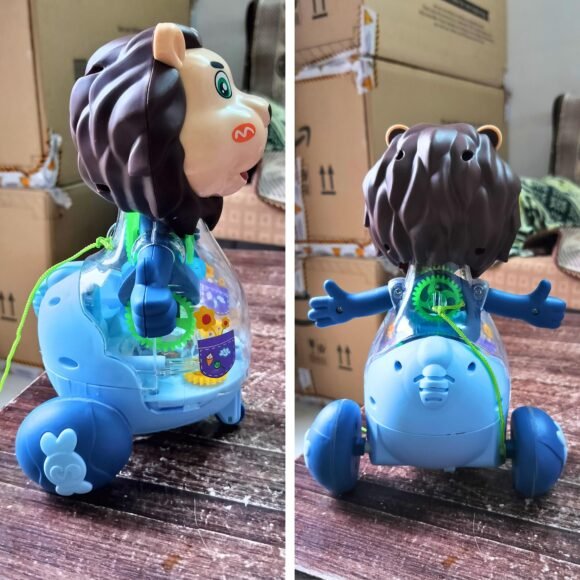 Kart In Box - Kid Musical Toy With Light And Music - Musical Toys Car - Musical Toys For Kids - Musical Toys Kids (Lion) - Image 2