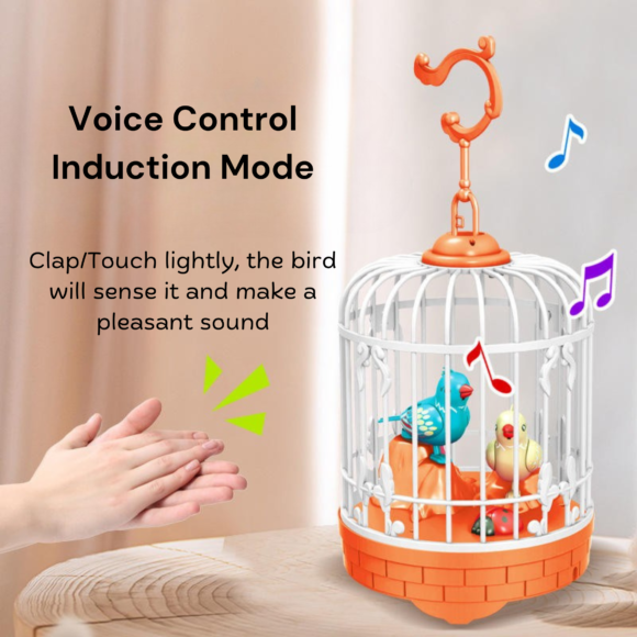 Kart In Box - Talking Bird Toy for Kids – Interactive Parrot with Speech Mimicry, Sound Effects, and Realistic Movements - Image 2