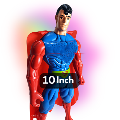 Kart In Box - Superman Action Figure Toy (10 Inch)