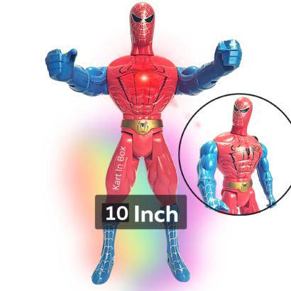 Kart In Box - Spiderman Action Figure Toy (10 Inch)