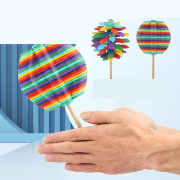 Kart In Box - Stress Relief Candy Flower with Manual Rotating Leaf Design - Image 5