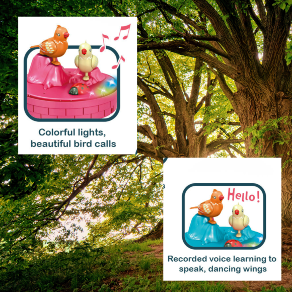 Kart In Box - Talking Bird Toy for Kids – Interactive Parrot with Speech Mimicry, Sound Effects, and Realistic Movements - Image 5