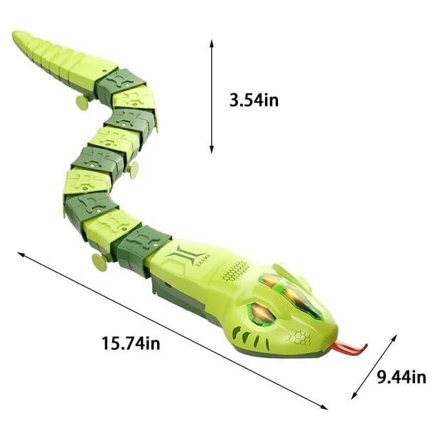 Kart In Box - Snake Toy - Interactive Assembling Snake with Lights & Dodge Mode - Battery-Powered Robotic Snake for Kids 3+ - Musical Snake Toy Fast Speed - Image 6