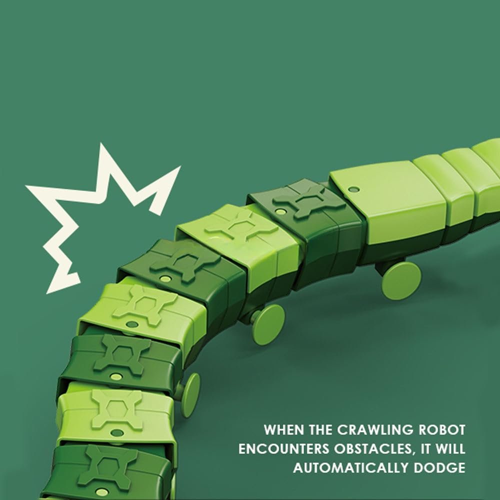 Kart In Box - Snake Toy - Interactive Assembling Snake with Lights & Dodge Mode - Battery-Powered Robotic Snake for Kids 3+ - Musical Snake Toy Fast Speed - Image 4