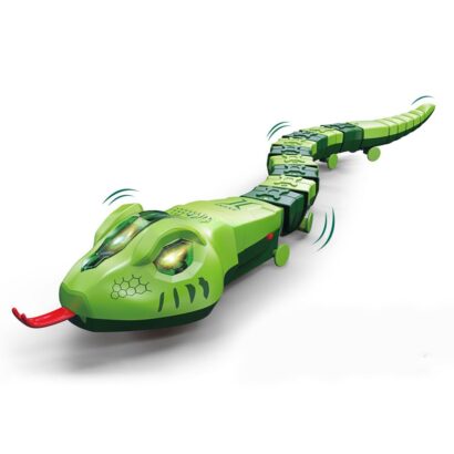 Kart In Box - Snake Toy - Interactive Assembling Snake with Lights & Dodge Mode - Battery-Powered Robotic Snake for Kids 3+ - Musical Snake Toy Fast Speed