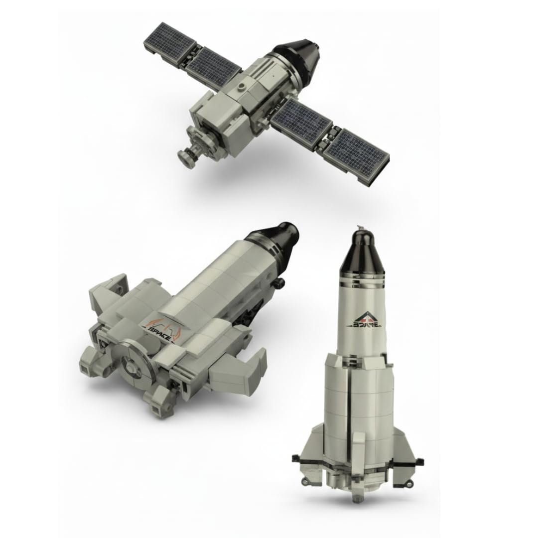 Kart In Box | Toys for Boys 7-14 Years Building Blocks & Construction Set, 176 Pcs Creative Educational Toy, Build Rocket Satellite Orbiter Models, Kids Birthday Gift 6+ Years