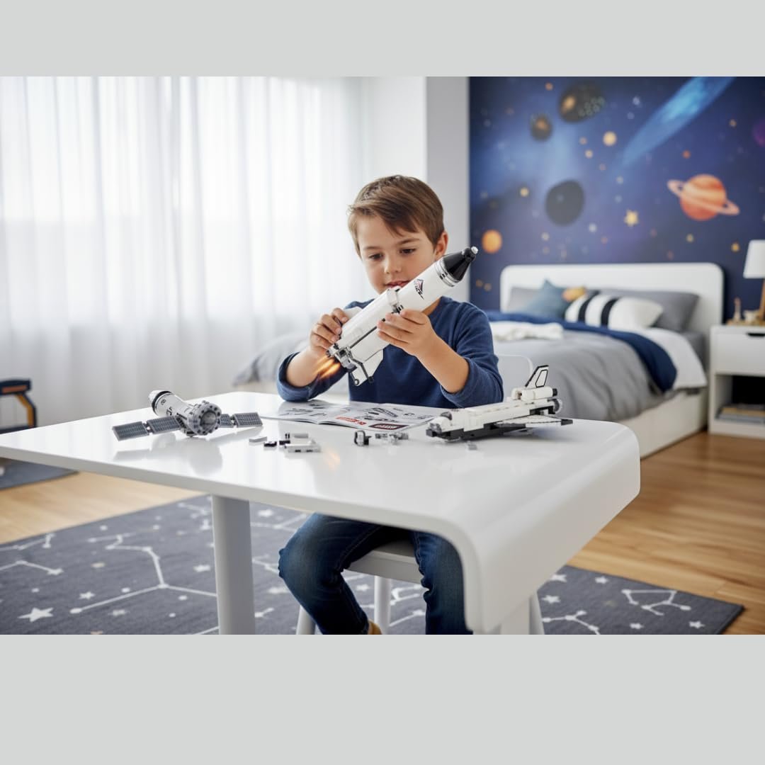 Kart In Box | Toys for Boys 7-14 Years Building Blocks & Construction Set, 176 Pcs Creative Educational Toy, Build Rocket Satellite Orbiter Models, Kids Birthday Gift 6+ Years - Image 2