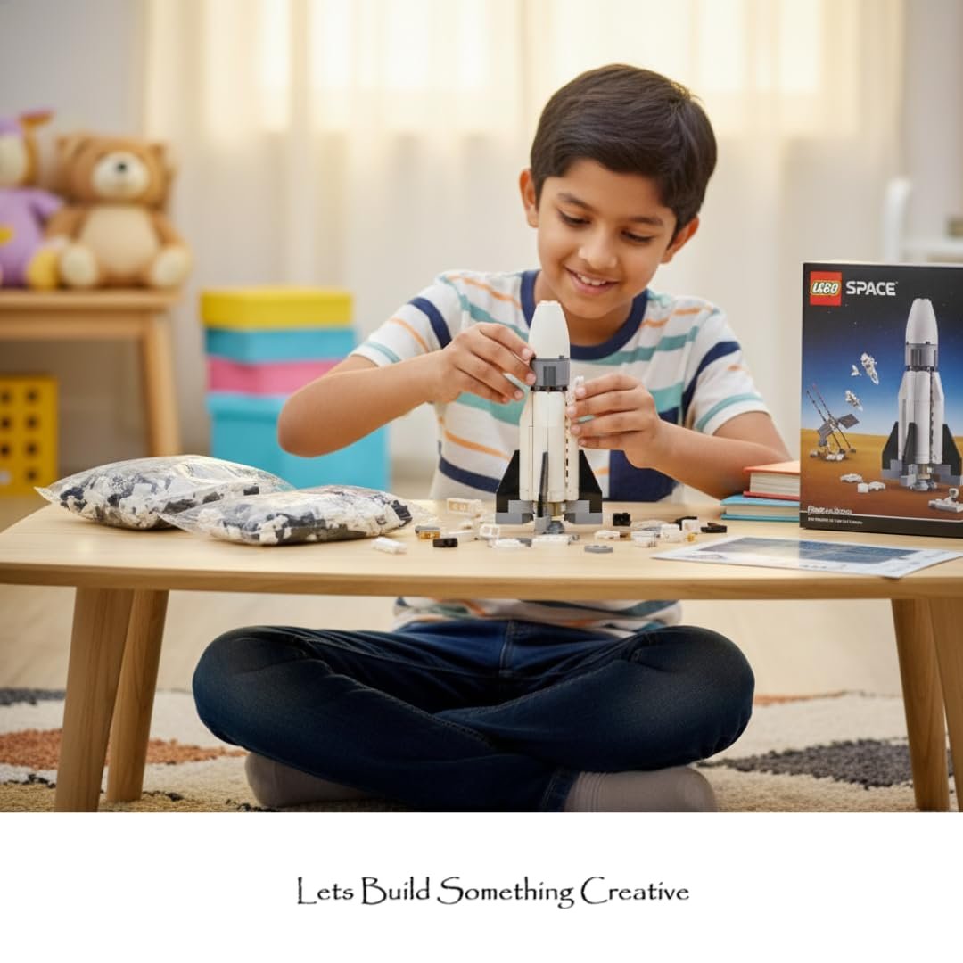 Kart In Box | Toys for Boys 7-14 Years Building Blocks & Construction Set, 176 Pcs Creative Educational Toy, Build Rocket Satellite Orbiter Models, Kids Birthday Gift 6+ Years - Image 4